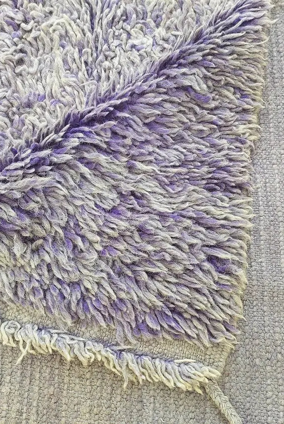 Authentic Vintage Beni M'guild Moroccan Rug: High-pile Wool Carpet For Luxurious Home Decor MoroccanBazzArts