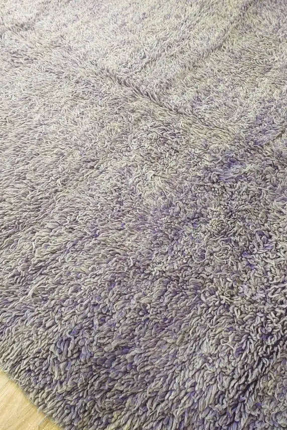 Authentic Vintage Beni M'guild Moroccan Rug: High-pile Wool Carpet For Luxurious Home Decor MoroccanBazzArts