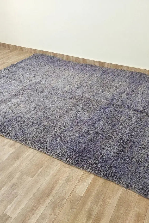 Authentic Vintage Beni M'guild Moroccan Rug: High-pile Wool Carpet For Luxurious Home Decor MoroccanBazzArts