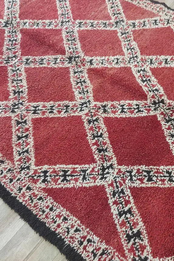 Authentic Vintage Moroccan Marmoucha Rug: Reversible Handknotted Berber Carpet For Home Decor MoroccanBazzArts