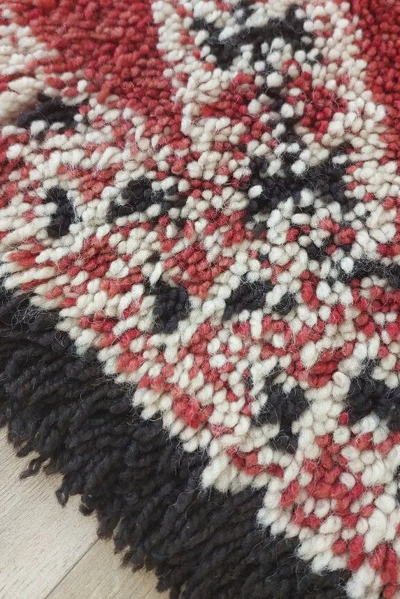 Authentic Vintage Moroccan Marmoucha Rug: Reversible Handknotted Berber Carpet For Home Decor MoroccanBazzArts
