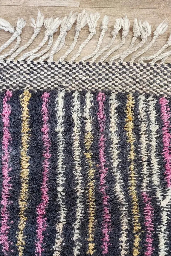 Exclusive Handwoven Moroccan Berber Wool Rug - Authentic Beni Mrirt Masterpiece For Home Decor MoroccanBazzArts