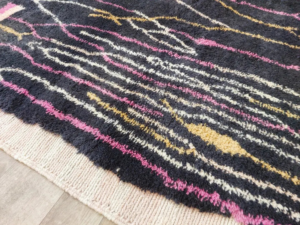Exclusive Handwoven Moroccan Berber Wool Rug - Authentic Beni Mrirt Masterpiece For Home Decor MoroccanBazzArts