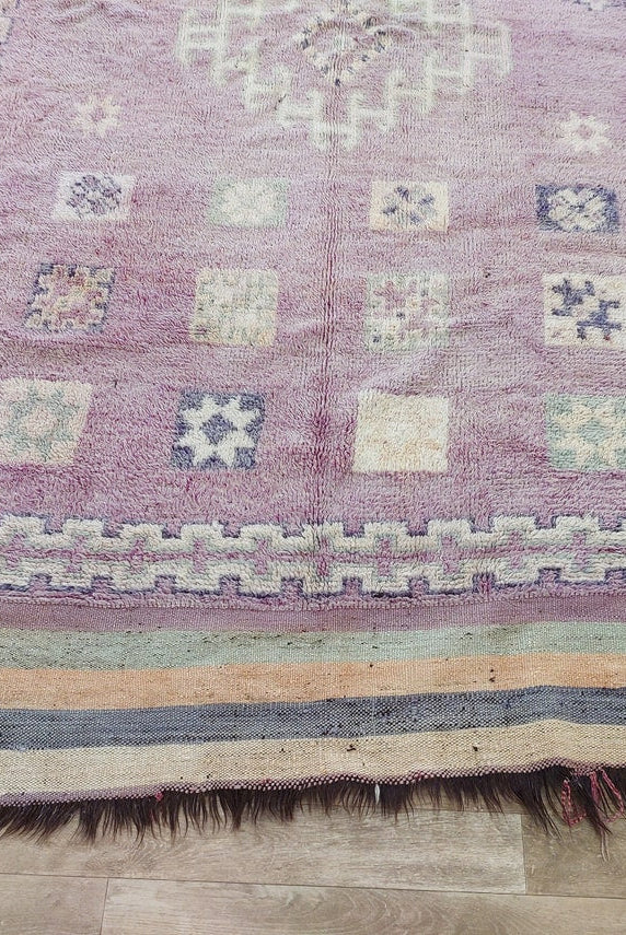 Moroccan Rug, Authentic Boujaad Rug, Berber Rug, Soft Rug, Hand Woven Rug 6'5"X10'6" MoroccanBazzArts