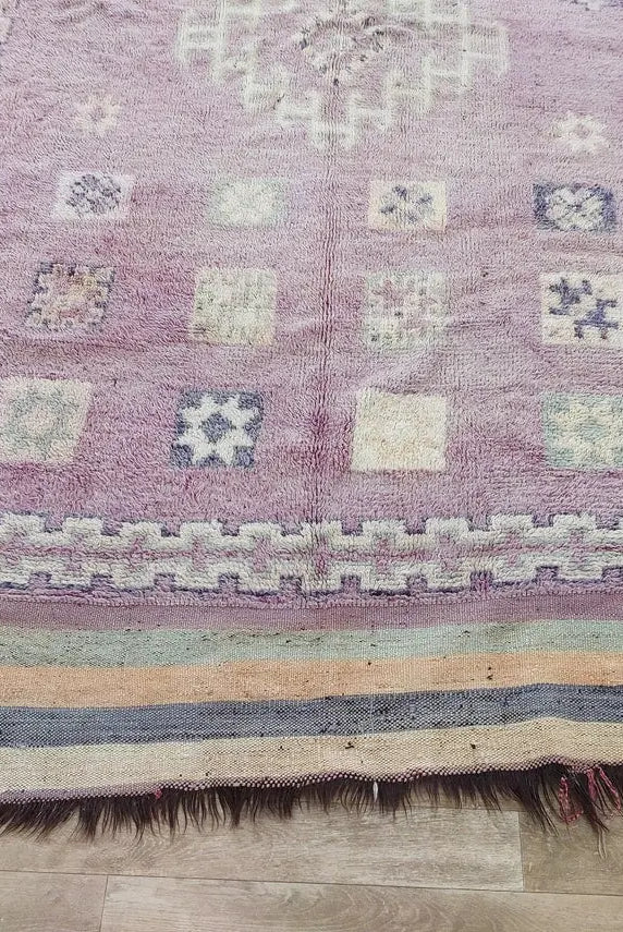 Moroccan Rug, Authentic Boujaad Rug, Berber Rug, Soft Rug, Hand Woven Rug 6'5"X10'6" MoroccanBazzArts