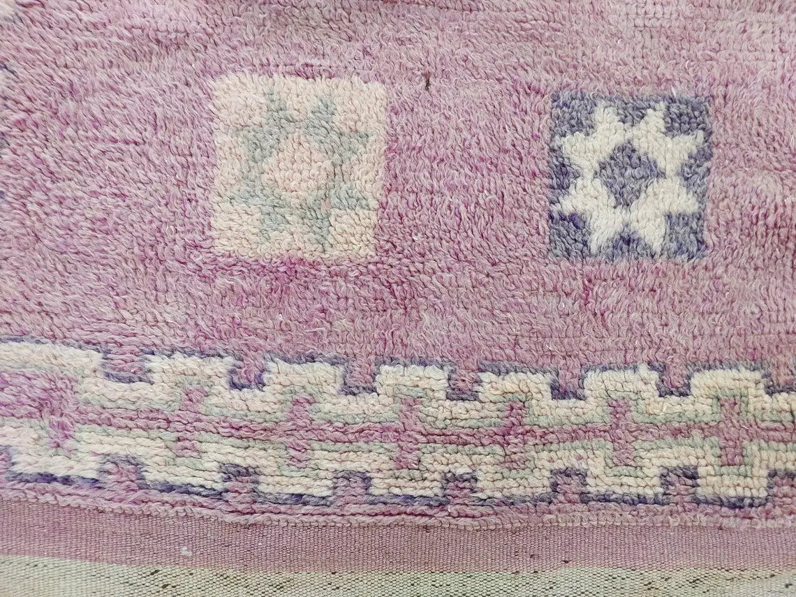 Moroccan Rug, Authentic Boujaad Rug, Berber Rug, Soft Rug, Hand Woven Rug 6'5"X10'6" MoroccanBazzArts