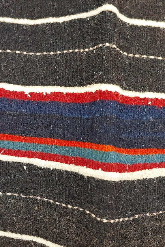 Vintage Imilchil Cap,ait Hdidou Shawl. Blue Indigo MoroccanBazzArts