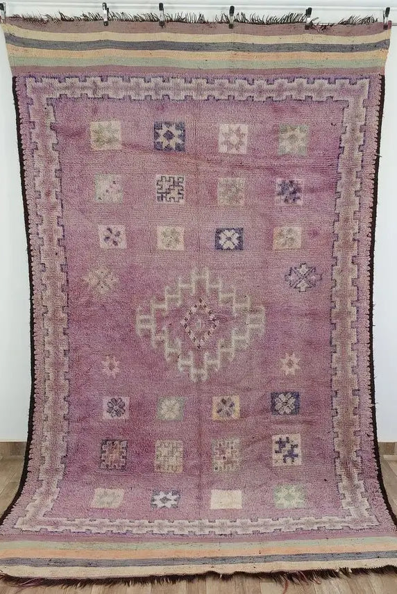 Moroccan Rug, Authentic Boujaad Rug, Berber Rug, Soft Rug, Hand Woven Rug 6'5"X10'6" MoroccanBazzArts