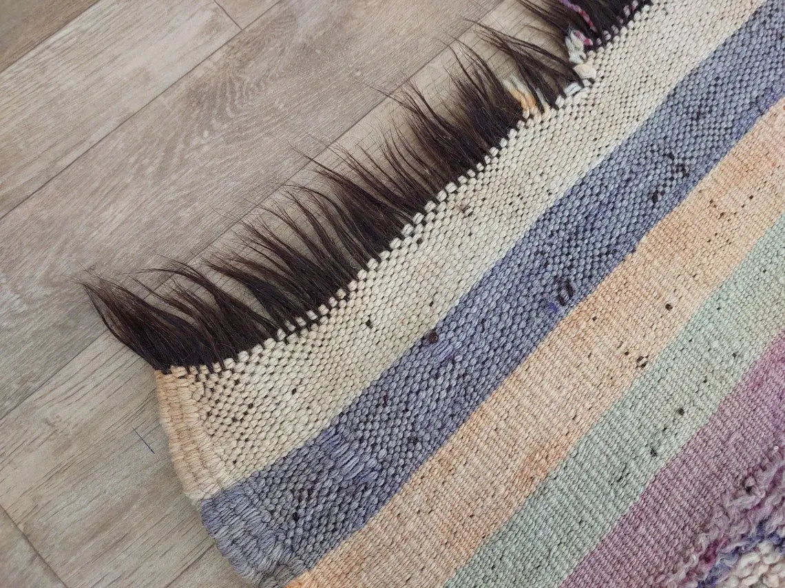 Moroccan Rug, Authentic Boujaad Rug, Berber Rug, Soft Rug, Hand Woven Rug 6'5"X10'6" MoroccanBazzArts
