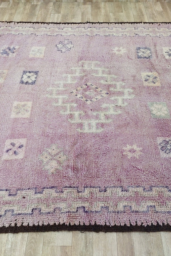 Moroccan Rug, Authentic Boujaad Rug, Berber Rug, Soft Rug, Hand Woven Rug 6'5"X10'6" MoroccanBazzArts