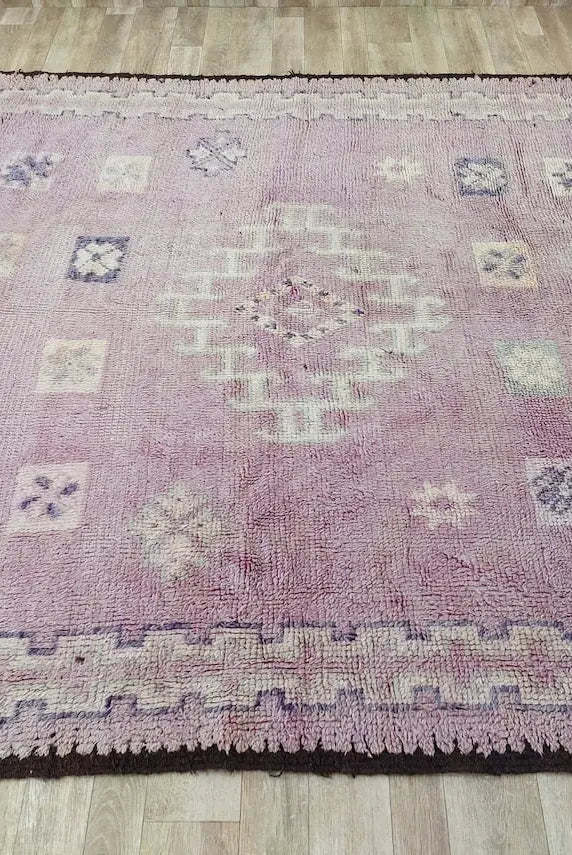 Moroccan Rug, Authentic Boujaad Rug, Berber Rug, Soft Rug, Hand Woven Rug 6'5"X10'6" MoroccanBazzArts