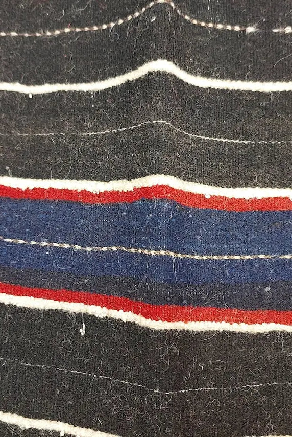 Vintage Imilchil Cap,ait Hdidou Shawl. Blue Indigo MoroccanBazzArts