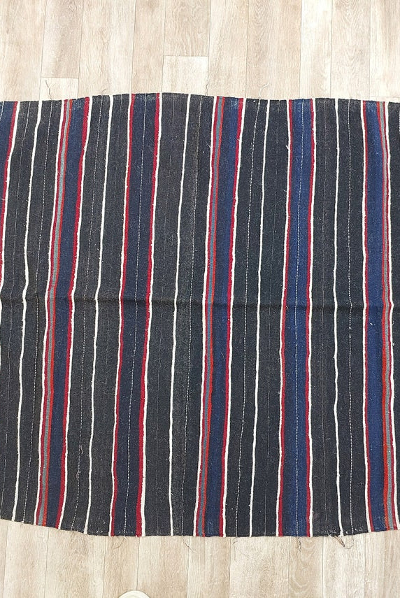 Vintage Imilchil Cap,ait Hdidou Shawl. Blue Indigo MoroccanBazzArts