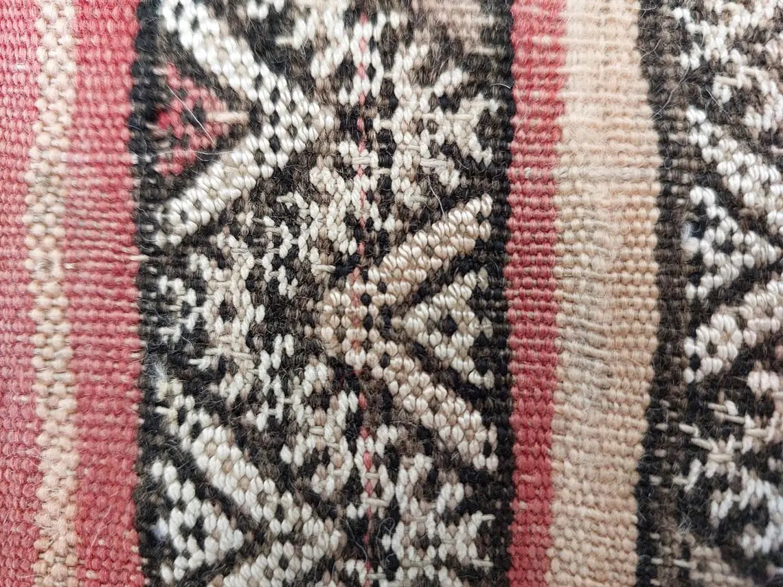 Moroccan Very Old Kilim Pillow Cover, Berber Kilim Pillow, Moroccan Pillow, Handmade Wool Pillow, Decorative Pillow Case. MoroccanBazzArts