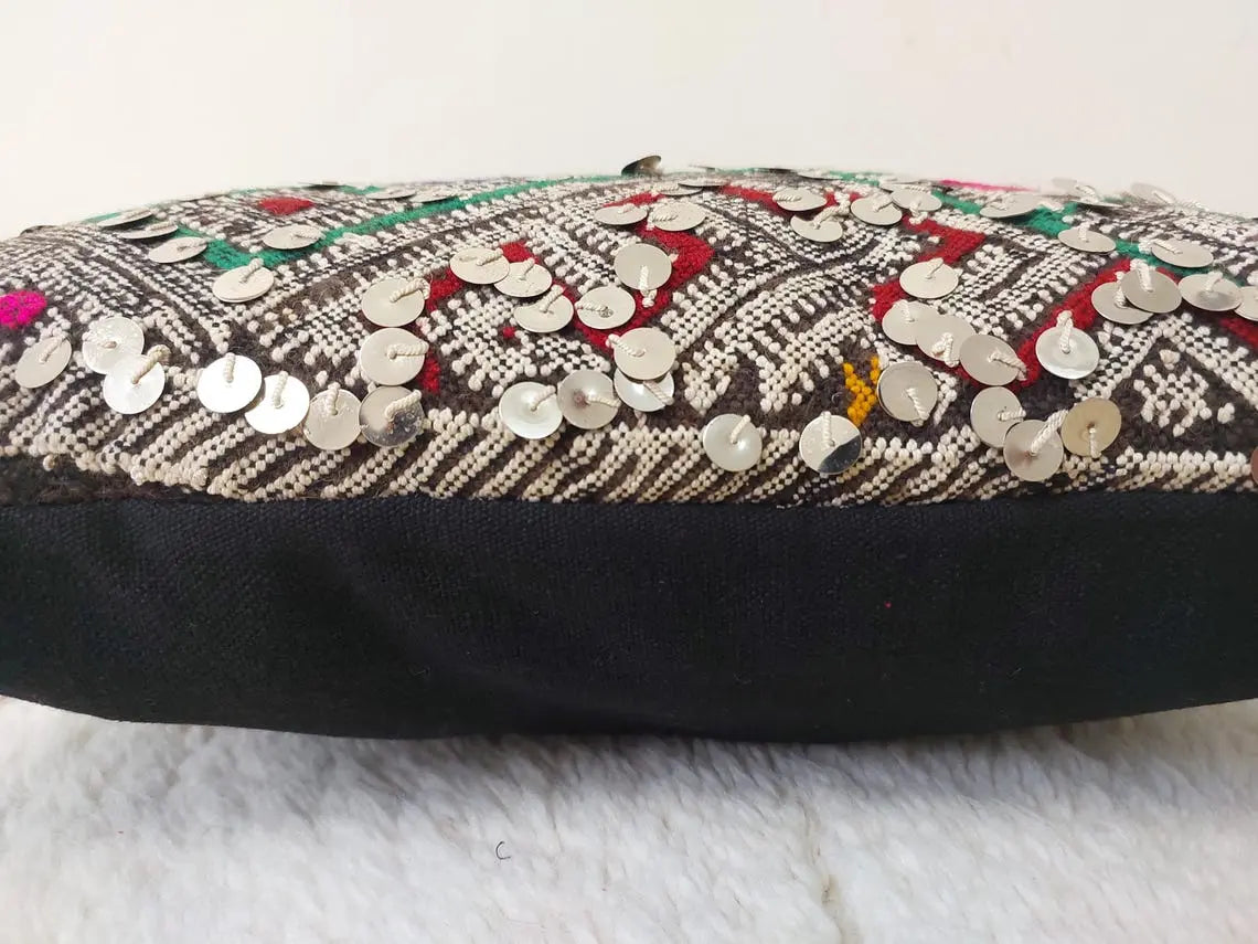 Moroccan Kilim Pillow Cover, Berber Kilim Pillow, Moroccan Pillow, Handmade Wool Pillow, Decorative Pillow Case. MoroccanBazzArts