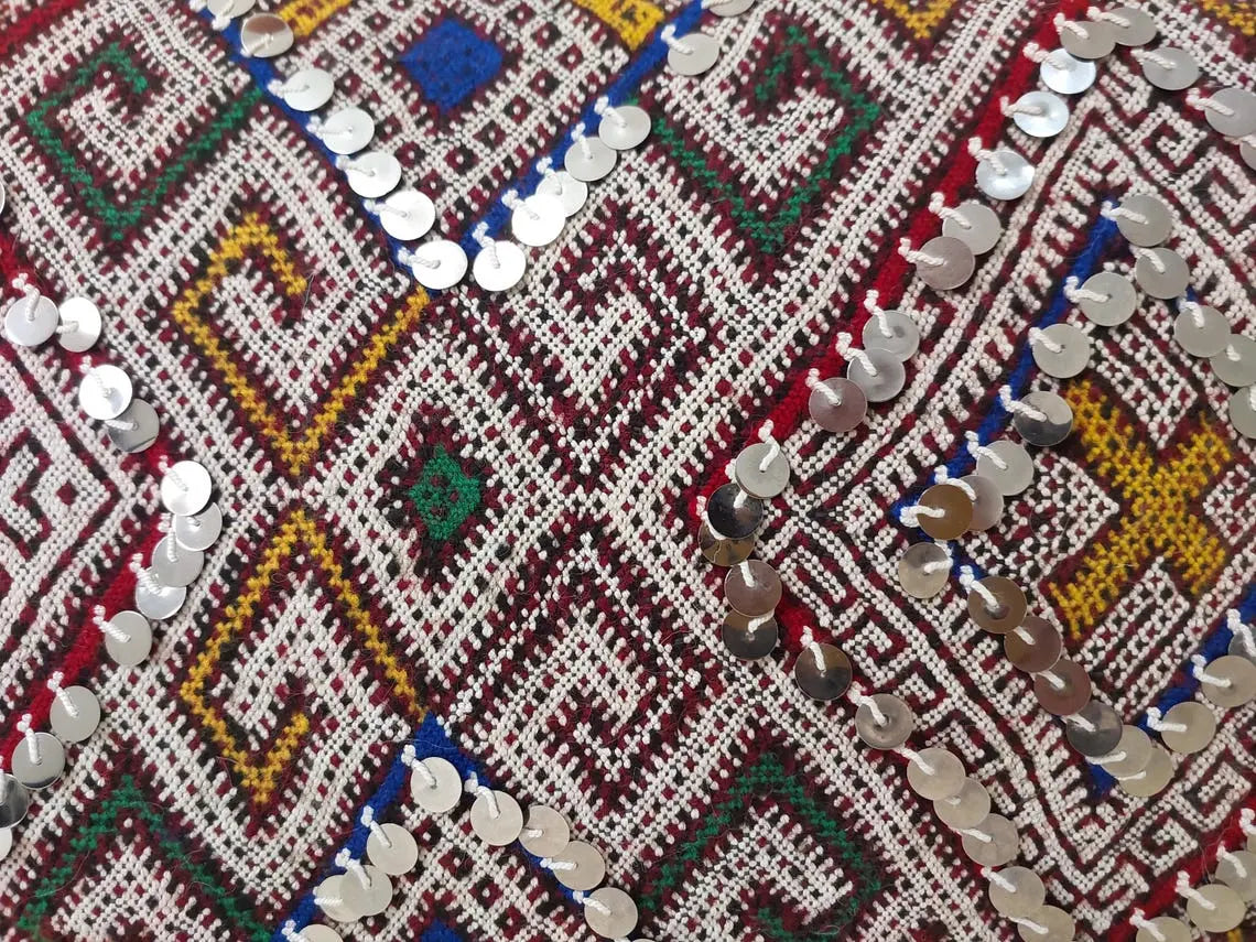 Moroccan Kilim Pillow Cover, Berber Kilim Pillow, Moroccan Pillow, Handmade Wool Pillow, Decorative Pillow Case. MoroccanBazzArts
