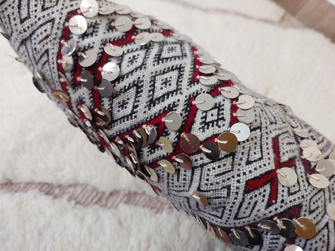 Moroccan Kilim Pillow Cover, Berber Kilim Pillow, Moroccan Pillow, Handmade Wool Pillow, Decorative Pillow Case. MoroccanBazzArts