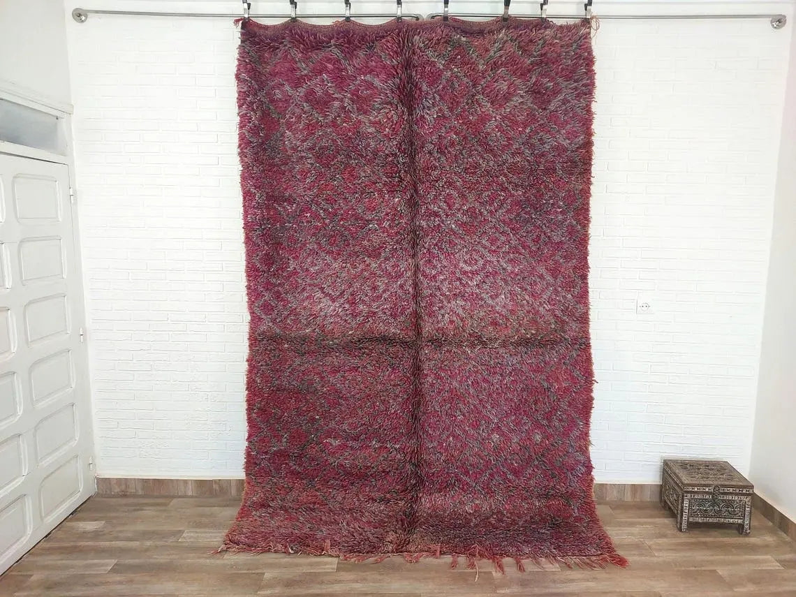 Authentic Moroccan Beni Mguild Rug - Handwoven Berber Carpet, Soft Moroccan Rug (182x280 Cm) MoroccanBazzArts