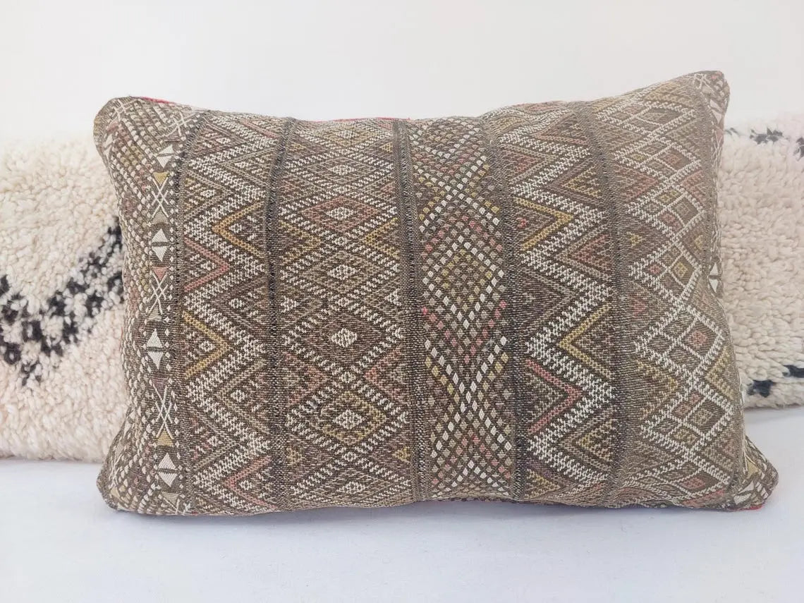 Vintage berber pillow case from beni mguild Tribe, morocco MoroccanBazzArts