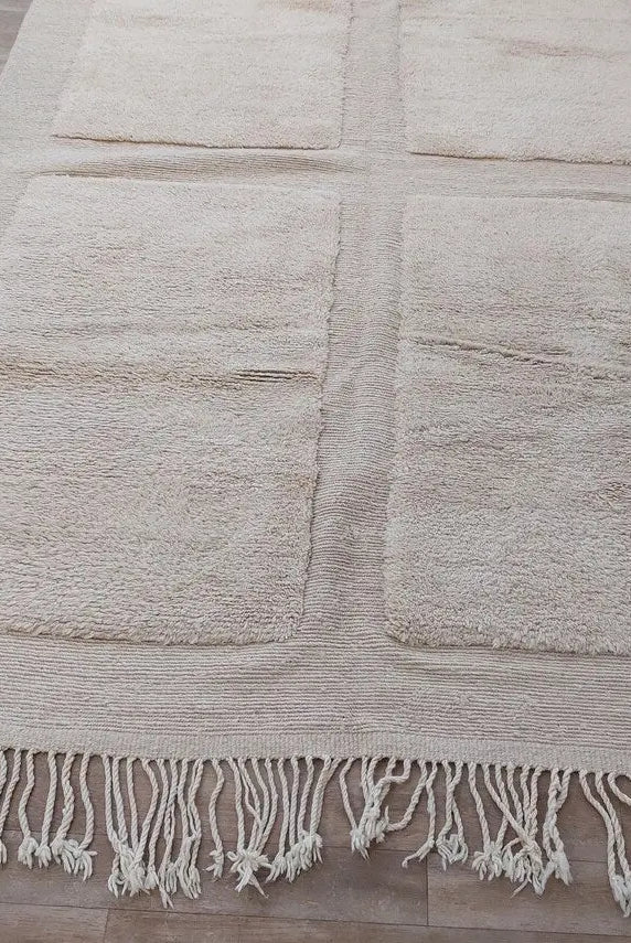 Authentic Moroccan Beni Mrirt Rug: Custom-made, Hand-knotted Berber Wool Carpet For Boho Decor MoroccanBazzArts