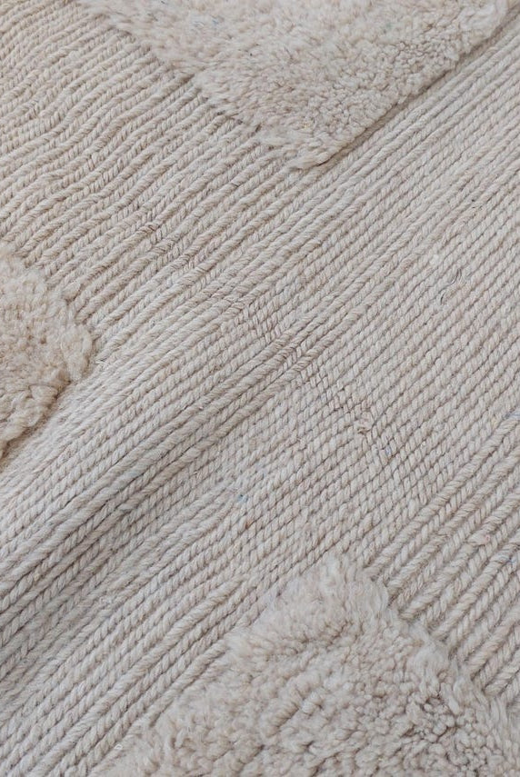 Authentic Moroccan Beni Mrirt Rug: Custom-made, Hand-knotted Berber Wool Carpet For Boho Decor MoroccanBazzArts