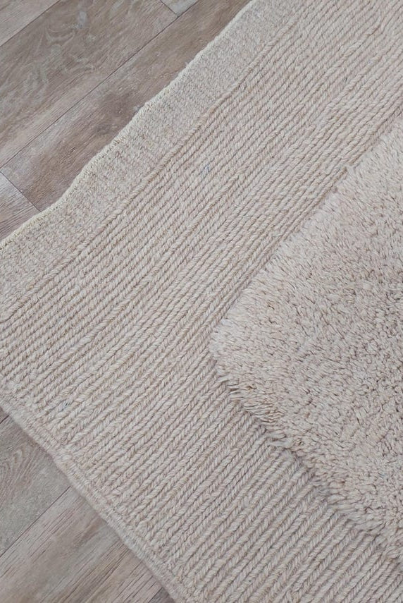 Authentic Moroccan Beni Mrirt Rug: Custom-made, Hand-knotted Berber Wool Carpet For Boho Decor MoroccanBazzArts