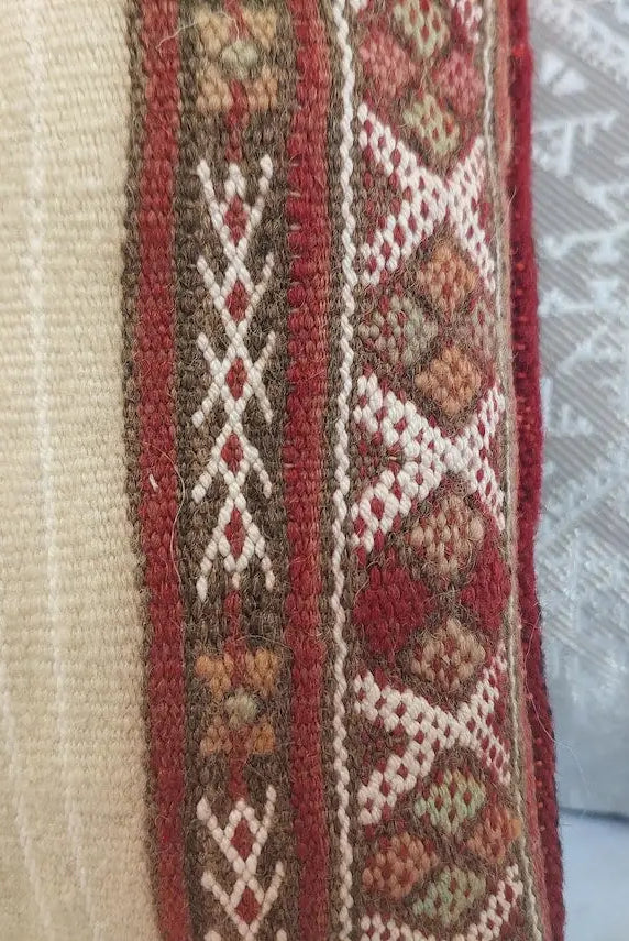 Vintage Berber Pillow | Authentic Vintage Moroccan Pillow, Handmade With Love, Amazigh Tribe Pillow Case MoroccanBazzArts