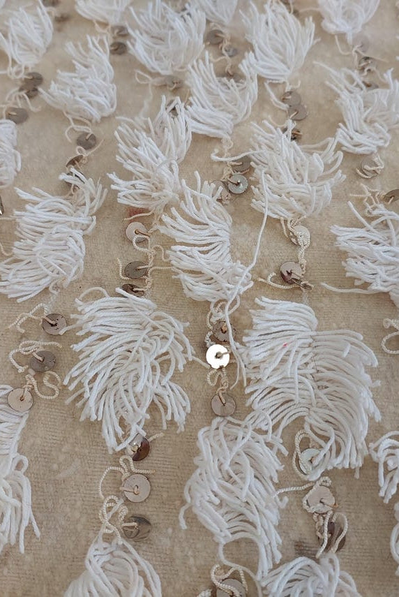 Vintage Moroccan Berber Handira Wedding Blanket Throw - Boho Bedding Decor for Living Room 138x260cm MoroccanBazzArts