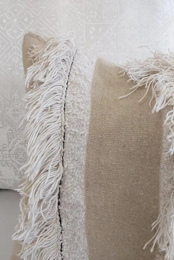 Moroccan Handira Pillow, Wedding Blanket Pillow, Decorative Pillow, Vintage Berber Textile MoroccanBazzArts