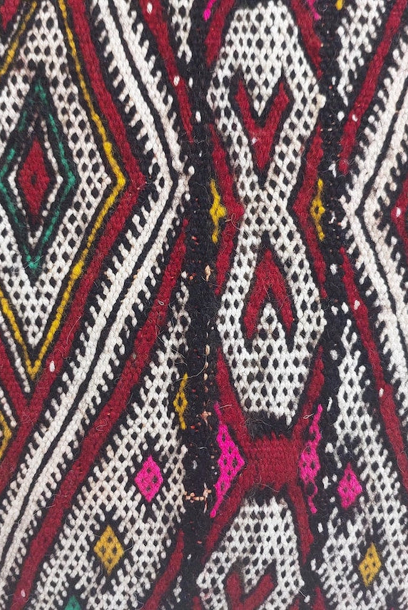 Vintage Berber Pillow | Authentic Vintage Moroccan Pillow, Handmade With Love, Amazigh Tribe Pillow Case MoroccanBazzArts