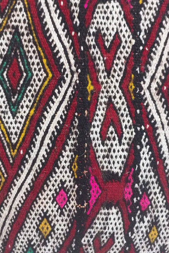 Vintage Berber Pillow | Authentic Vintage Moroccan Pillow, Handmade With Love, Amazigh Tribe Pillow Case MoroccanBazzArts