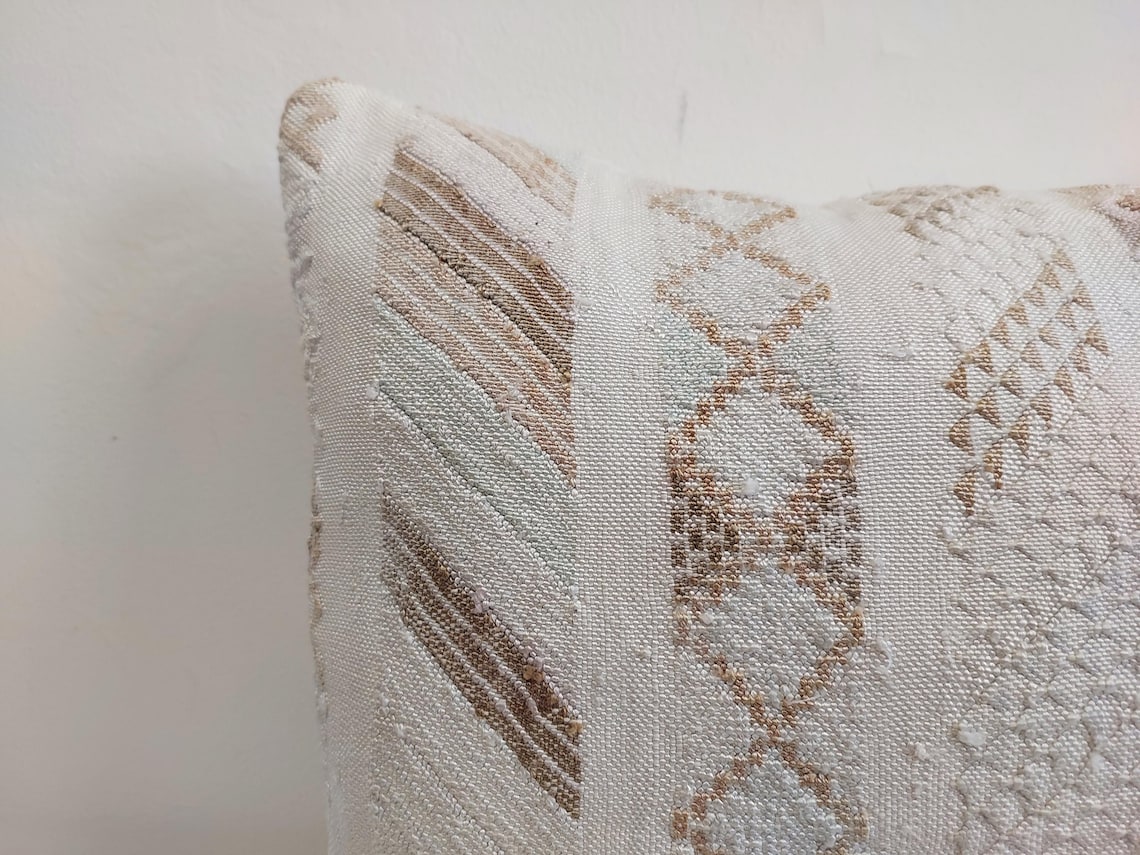 Berber Cactus Silk Cushion For Living Room Boho Decor Gift MoroccanBazzArts