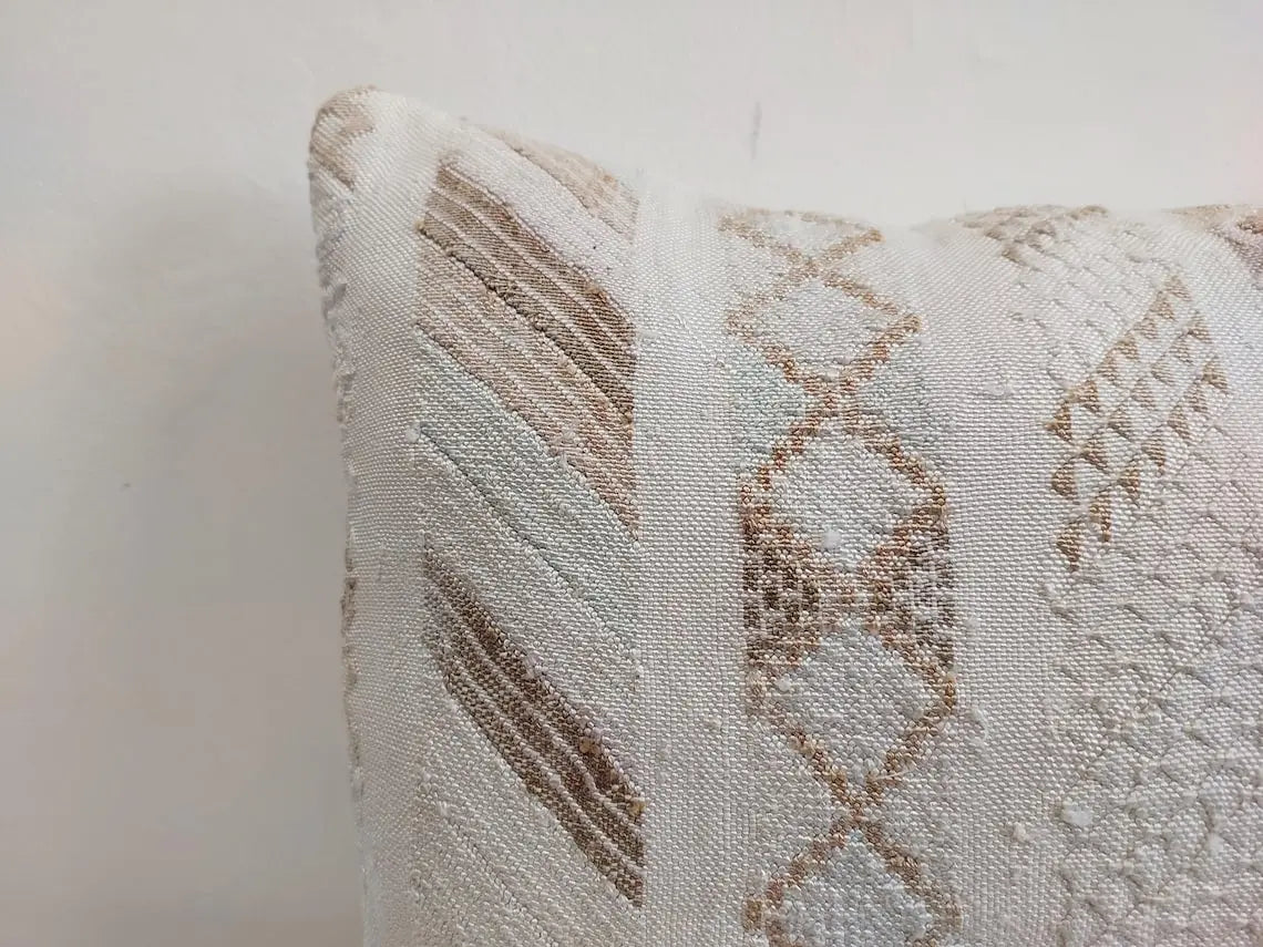 Berber Cactus Silk Cushion For Living Room Boho Decor Gift MoroccanBazzArts