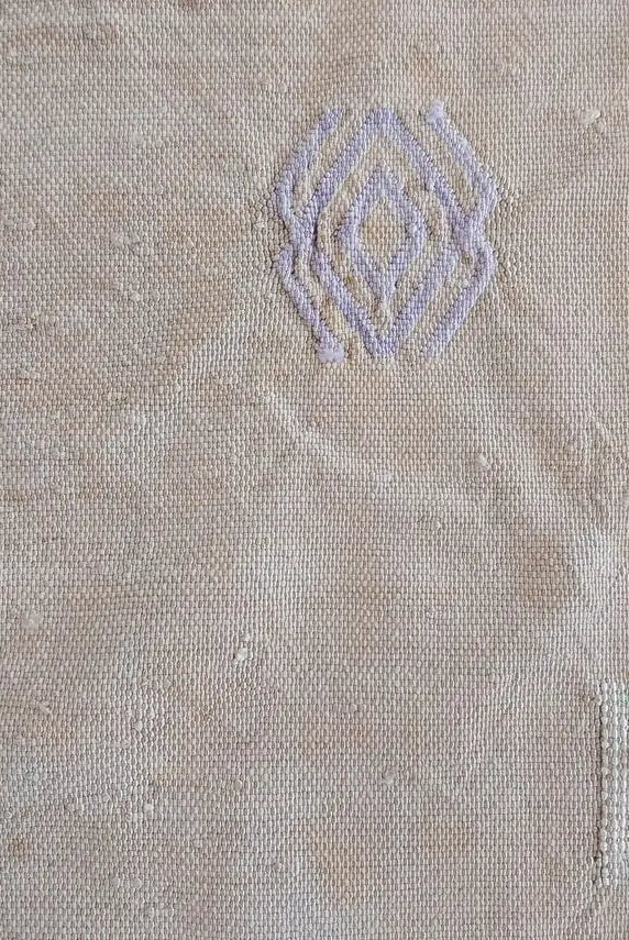 Vintage Moroccan Cactus Silk Rug, Faded Yellow Sabra Rug 4x7 ft, Handmade Boho Carpet, Natural Dye Vintage Textile, Ready to Ship MoroccanBazzArts