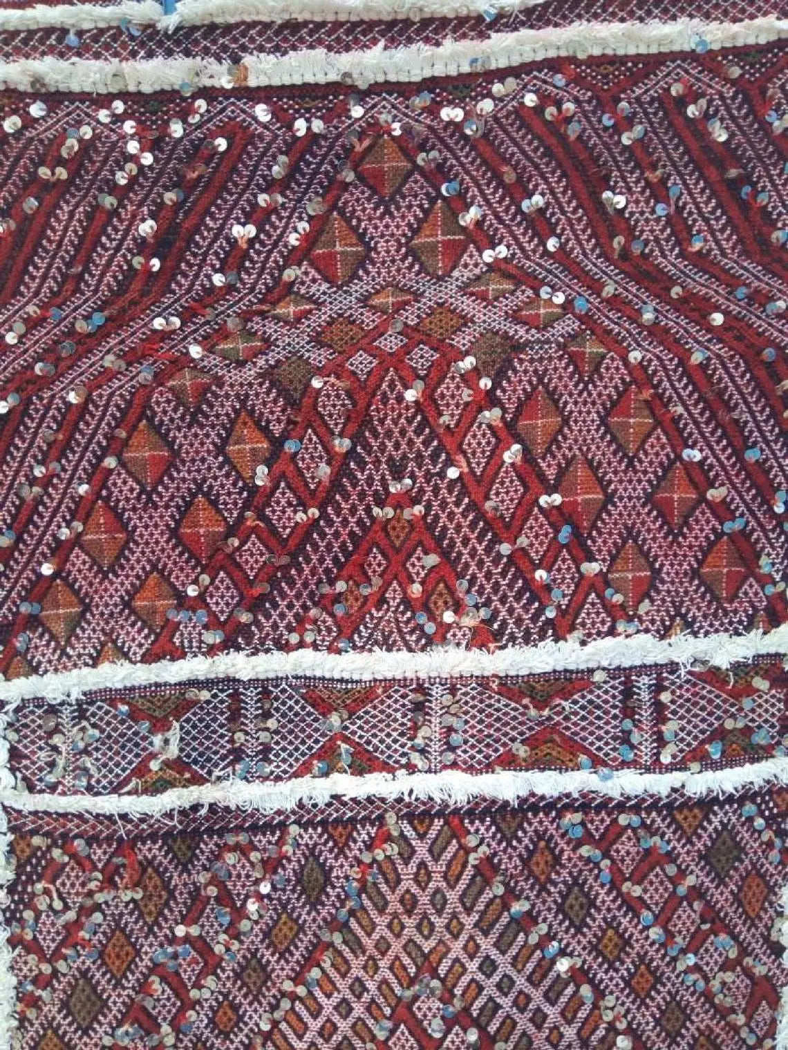 Berber Protector Rug Beni Mtir Runner: 30ft Wool, Handmade Moroccan Abstract Pattern Carpet for Hallway or Entryway MoroccanBazzArts