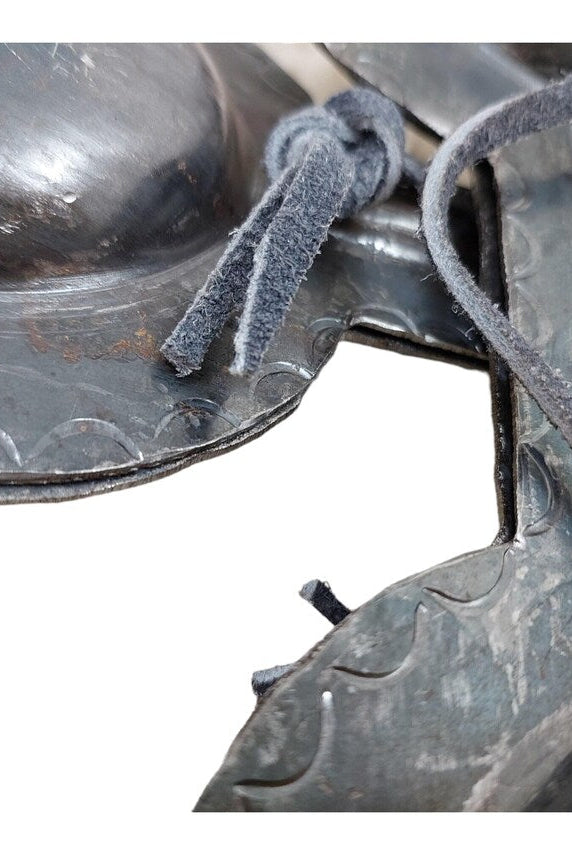 Qaraqueb Iron Percussion Instrument: Handmade Moroccan Gnawa Music, 4"X11" Traditional African Castanets MoroccanBazzArts