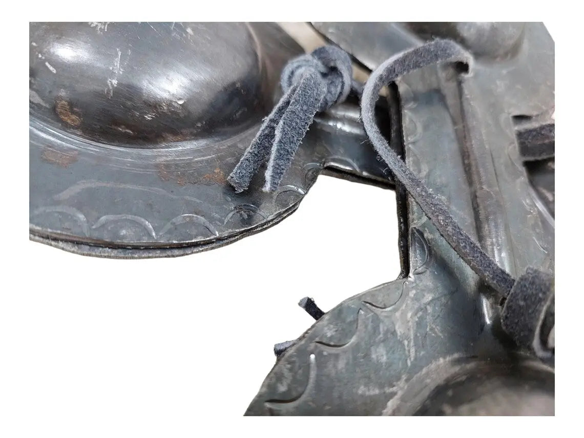 Qaraqueb Iron Percussion Instrument: Handmade Moroccan Gnawa Music, 4"X11" Traditional African Castanets MoroccanBazzArts