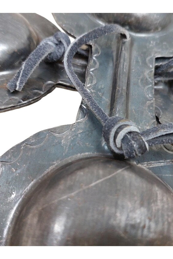 Qaraqueb Iron Percussion Instrument: Handmade Moroccan Gnawa Music, 4"X11" Traditional African Castanets MoroccanBazzArts