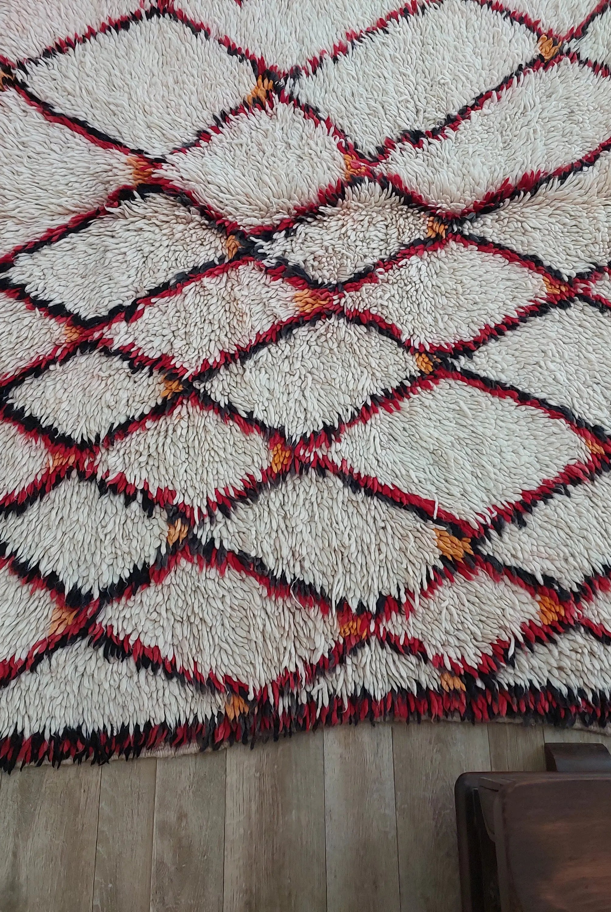VINTAGE MOROCCAN RUG 6.2 x 8.2 feet MoroccanBazzArts