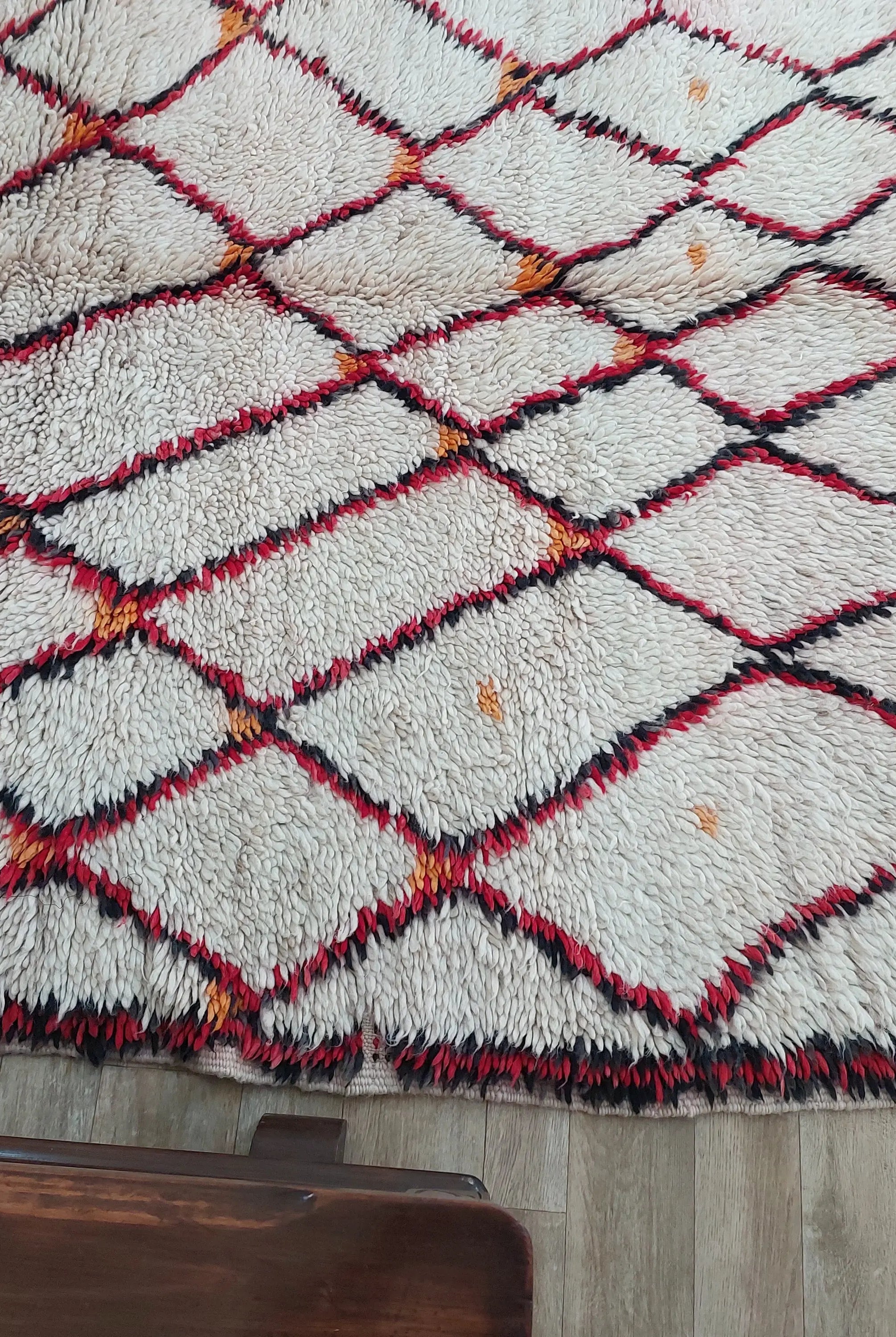 VINTAGE MOROCCAN RUG 6.2 x 8.2 feet MoroccanBazzArts