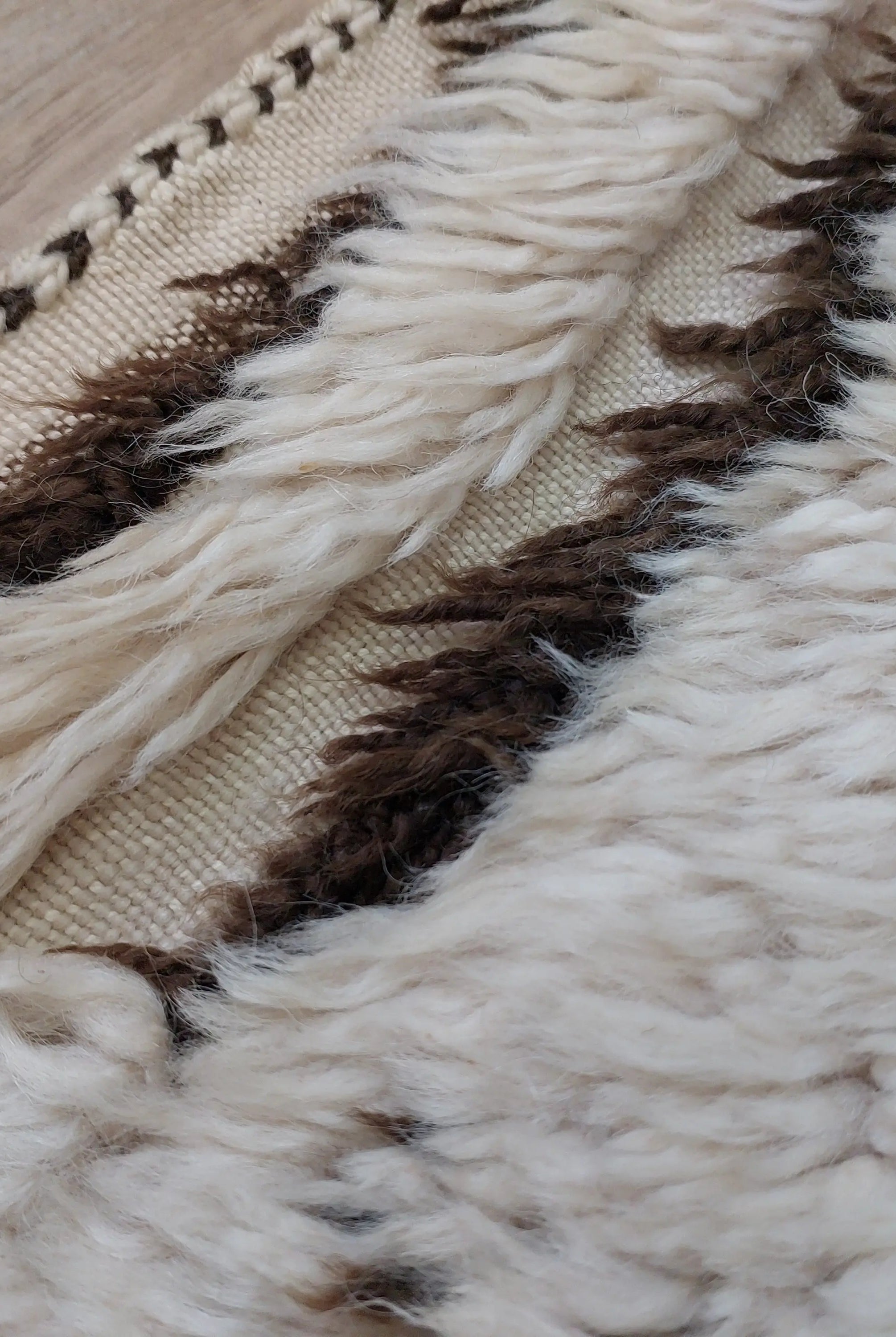 Moroccan Rug - Vintage Beni ourain rug - 6'6"×8'9" MoroccanBazzArts