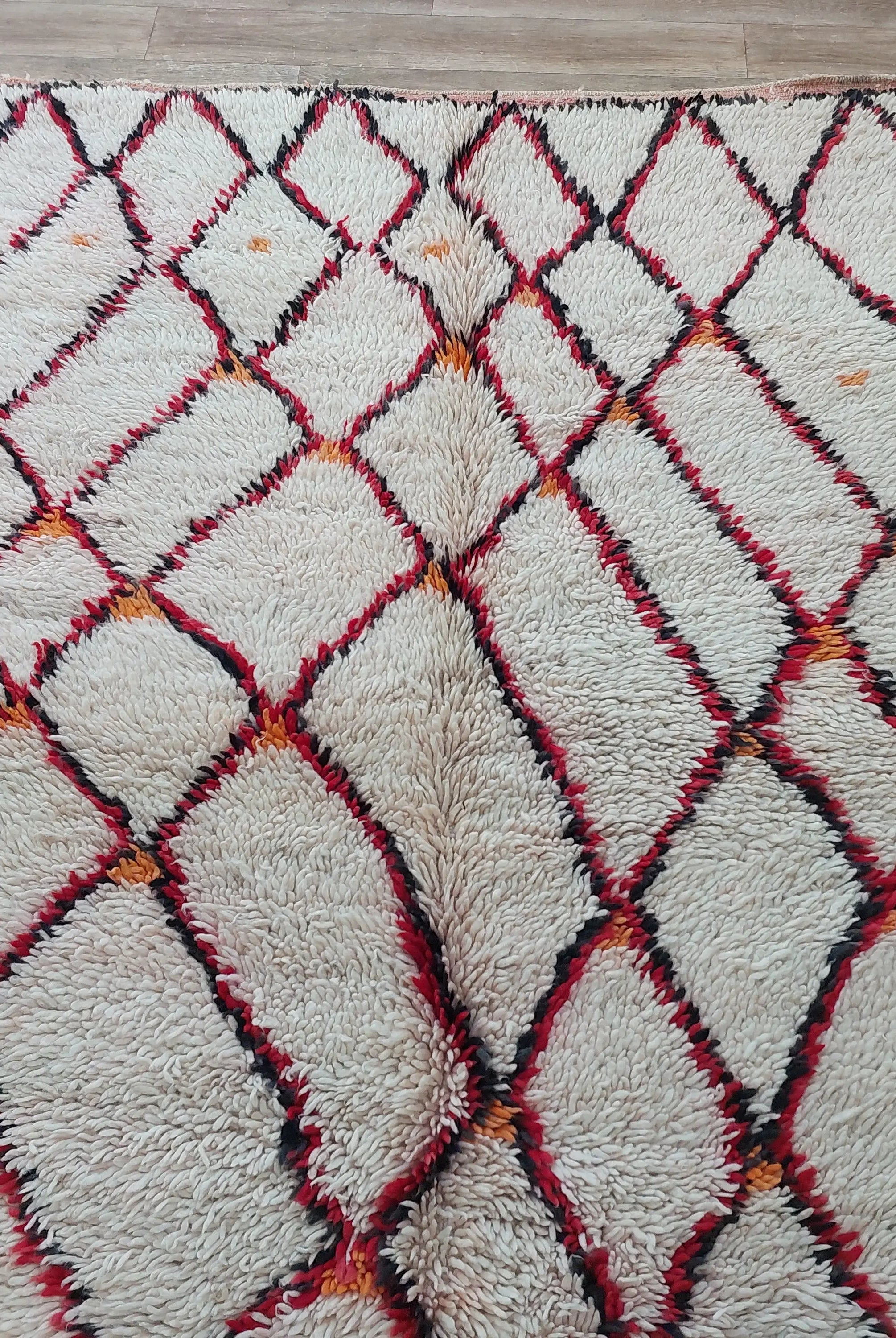 VINTAGE MOROCCAN RUG 6.2 x 8.2 feet MoroccanBazzArts