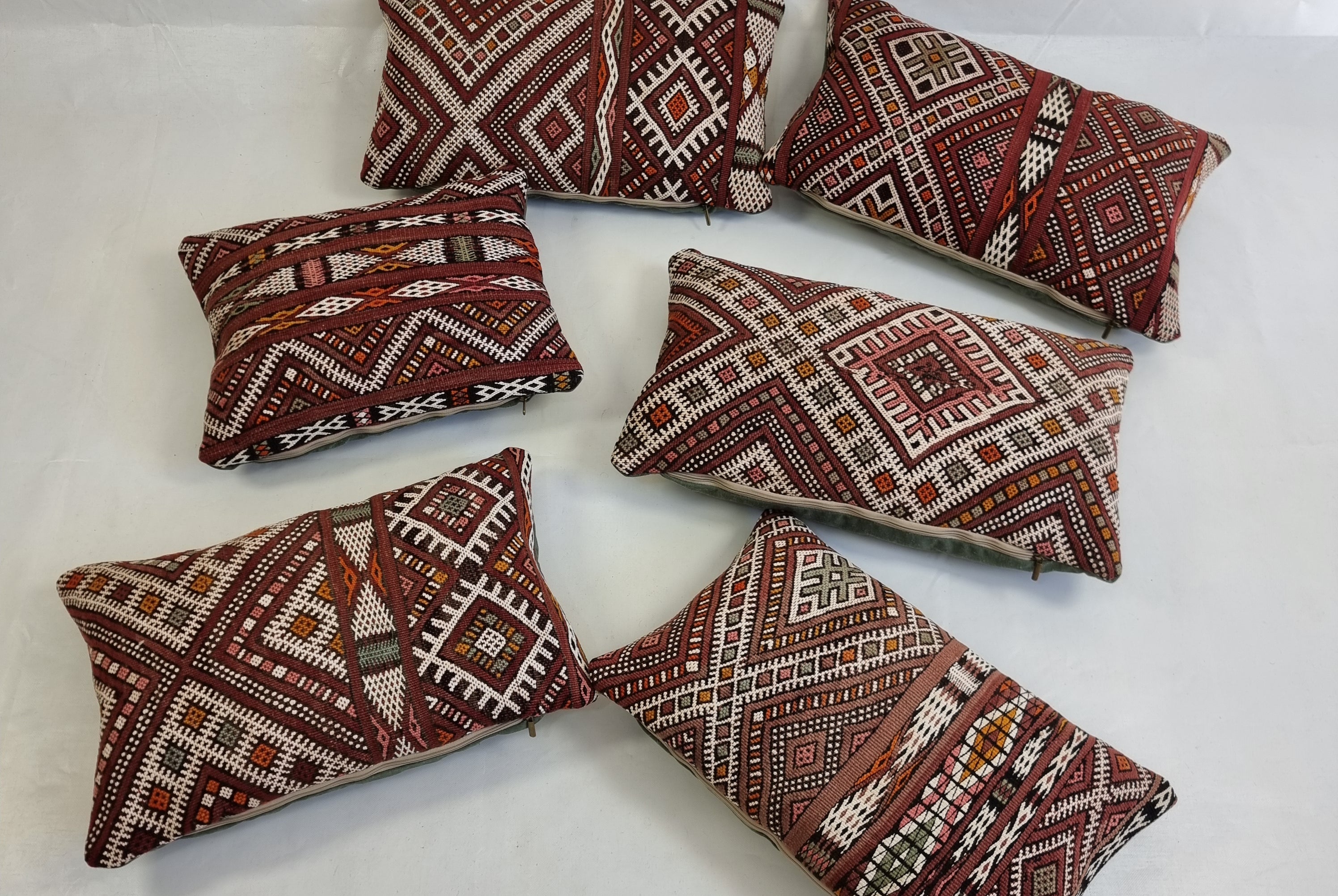 Authentic Moroccan Kilim Pillow Cover | Vintage Berber Handmade Wool Cushion | Earthy Boho Throw Pillow | Rustic Tribal Home Decor MoroccanBazzArts