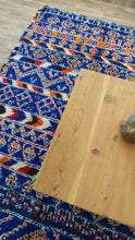 Load image into Gallery viewer, VINTAGE BLUE MOROCCAN RUG