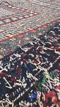 Load image into Gallery viewer, Tarahalt" 4'1"x12'5" Beni mguild, runner rug , Moroccan rug, Berber Rug, kilim rug, cute rug, 70s rug