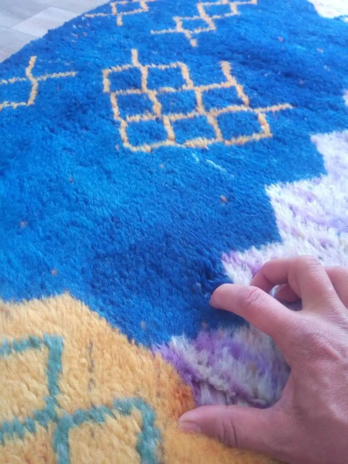 MOROCCAN RUNNER RUG - BENI MRIRT MoroccanBazzArts