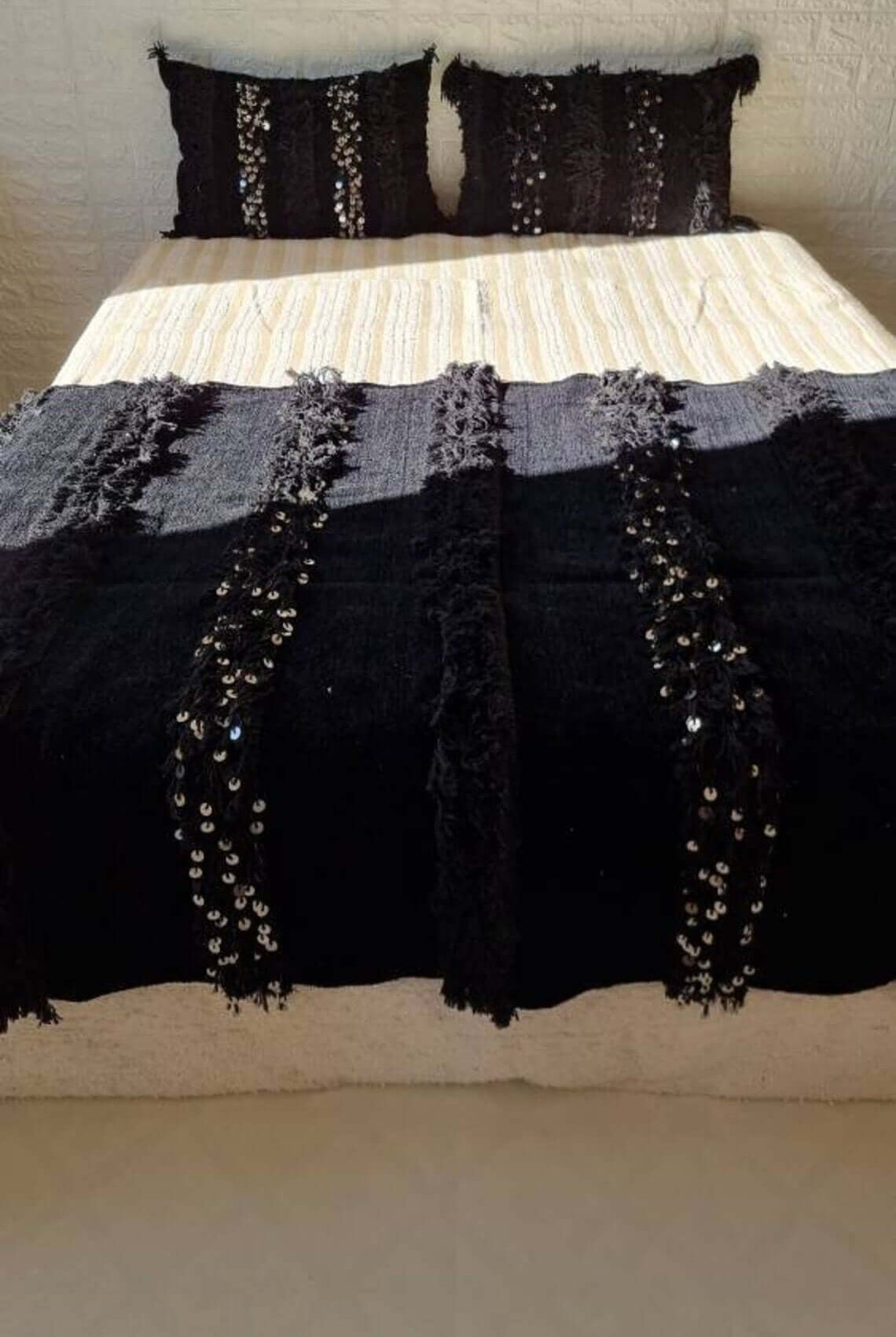 Black Wedding Pillows
