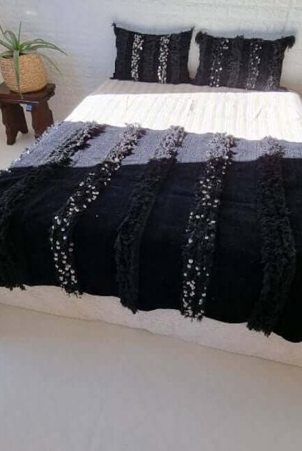 Black Wedding Pillows