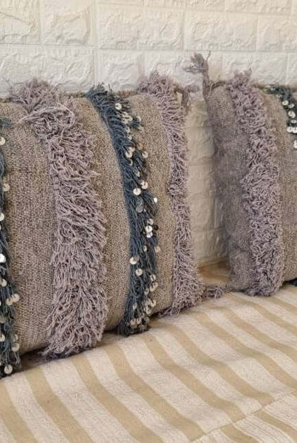 Gray Moroccan Blanket