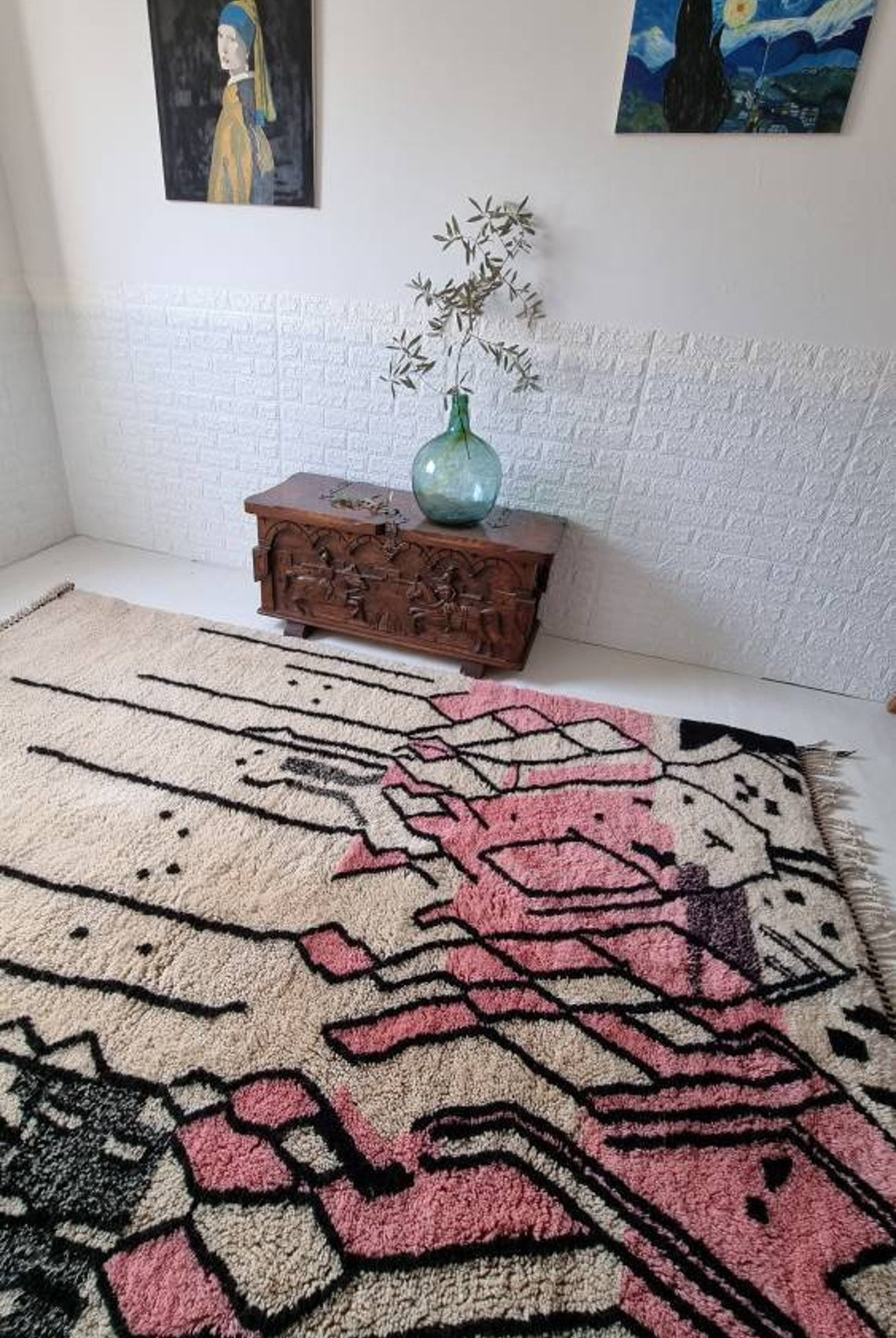 Abstract Moroccan Rug